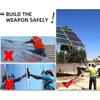 24FT Telescopic Water Fed Brush Extendable Window Cleaning Tool Ideal for Conservatory Roofs Solar Panel Cleaning 3.6-10.8M Adjustable Length view 2