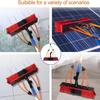 Telescopic 20Ft Window Cleaning Pole Kit - Hose Fed Water Brush for Solar Panels & Conservatories 6M Extendable Rod with 50Cm Brush Head Efficient Cleaning Equipment view 4