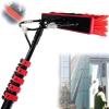 Telescopic Window Cleaning Brush Kit - 35cm Water Brush & 9M-30FT Extendable Pole for Conservatory Roofs Solar Panels & Photovoltaic Cleaning - Efficient & Easy to Use view 1