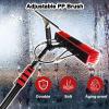 18FT-36FT Telescopic Window Washing Kit | Water Brush for Conservatory Roofs Solar Panels & Photovoltaic Cleaning | Extendable Cleaning Brush for Efficient Window Care view 3