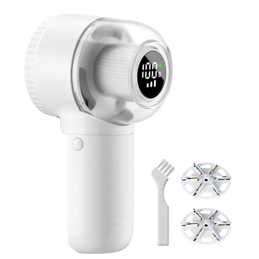 LOCADENCE 2 in 1 Fabric Shaver, ABS Multifunctional Adjustable Height Digital Display Portable Guard Sweater Shaver with 2 Blade Heads, Clothes Shaver for Sweater, Blankets, Sheets