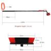12ft Telescopic Window Cleaning Brush Water Fed Extendable Cleaner for Conservatory Roofs Efficient Window Clean Tool Lightweight & Durable Perfect for Home & Professional Use view 2