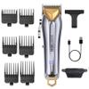 Barberboss Mens Hair & Beard Trimmer Kit, Cordless Mens Clipper, Hair Trimmer with Adjustable Dial, 6 Comb Guards, USB Charging & LED Display, Complete Grooming Set for Men