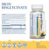 Solaray Gentle Iron Bisglycinate 25mg - 60 Vegan Tablets - High Strength Iron Supplement for Energy Support for Men & Women - with Added Alfaalfa Herb and Yellow Dock Root - Lab Verified view 4