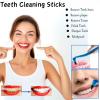 3PC Teeth Cleaning Sticks,Teeth Cleaning Kit,Dental Plaque Tool,Tartar Eraser Polisher,Manual Whitening Oral Care,Professional Tooth Stain Eraser Polisher Kit for Home Use view 2