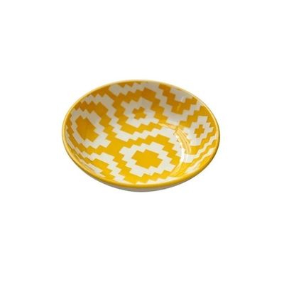 JIANBOHAIRS Sauce Bowls Ceramic Soy Sauce Dish Dipping Bowls Cups for Sushi Ketchup BBQ Seasoning for Seasoning, Appetizer, Vinegar, Ketchup(Yellow)