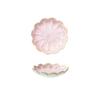 JIANBOHAIRS Sauce Bowls Ceramic Salad Plates- 4.3 Inch Dessert Plates Microwave Oven Safe for Seasoning, Appetizer, Vinegar, Ketchup(Pink)