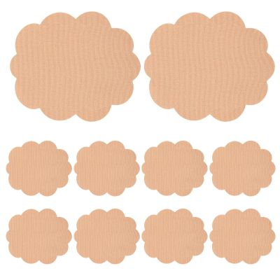 10 Pieces Anti Chafing Patches for Thighs, Invisible Anti Chafing Sticker Tapes for Inner Leg and Body, Thighs Prevention Friction Pad for Fitness Hiking Cycling Elbows Heels