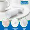 8 Gallon 60pcs Medium Clear Trash Bags Strong Clear Garbage Bags, Bathroom Trash Can Bin Liners, Plastic Bags for Office Home Kitchen, Waste Basket Liner, Fit 30 Liter, 7,8 Gal(8G60-Clear) view 4