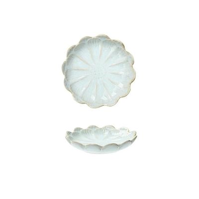 JIANBOHAIRS Sauce Bowls Ceramic Salad Plates- 4.3 Inch Dessert Plates Microwave Oven Safe for Seasoning, Appetizer, Vinegar, Ketchup(White)