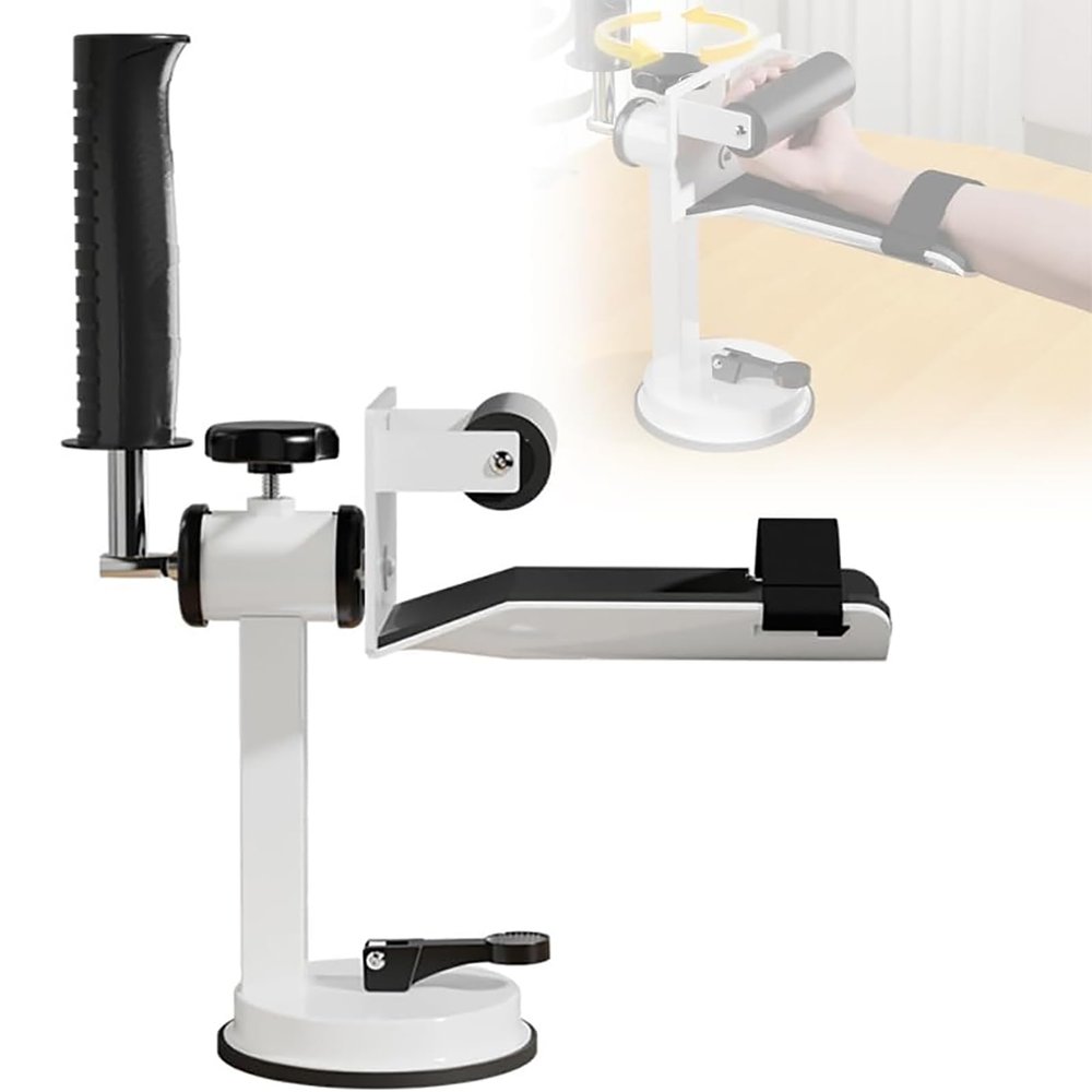 Arm Rehabilitation Trainer with Adjustable Resistance and Suction Cup for Multi-angle Training, Ideal for Stiffness Relief and Joint Recovery