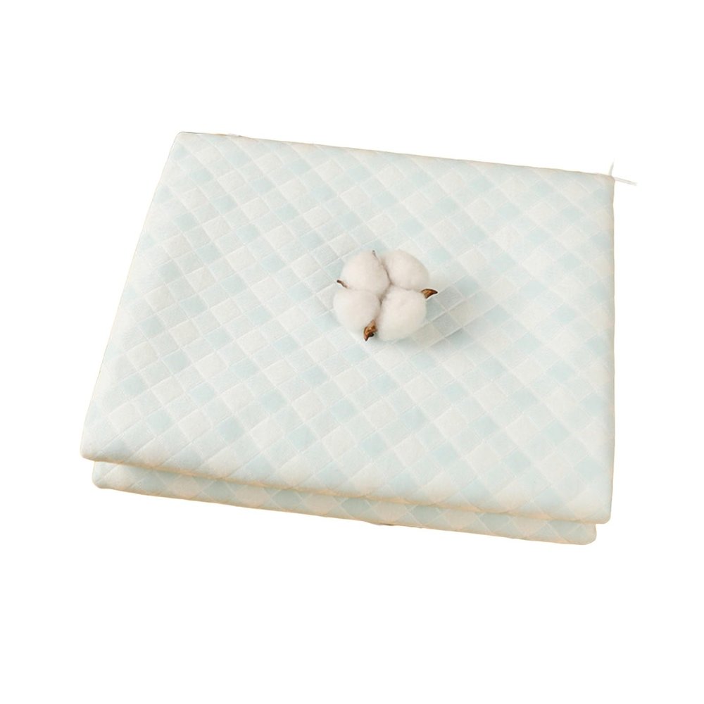 Morbuy Washable Incontinence Bed Pads for Kids Adults Waterproof Mattress Protector for Incontinence & Bed Wetting Reusable Absorbent Underpad for Wheelchair Car Sofa, Plaid (Blue,150x180cm)