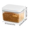Laundry Detergent Container With A Cup Large Capacity Clear Lid view 2