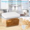 Laundry Detergent Container With A Cup Large Capacity Clear Lid view 4