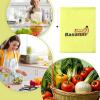 Produce Bags for Fridge,Vegetable Bags for Refrigerator | Containers Freezable Sealing Pocket Pouch Protector for Grocery Travel Snack Meal Banana Onion view 4