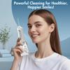 BarberBoss Rechargeable Water Flosser for Teeth & Gums, 5 Cleaning Modes, 5 Jet Tips, 300ml Tank, USB Cordless Oral Irrigator, IPX7 Waterproof & 360 Nozzle view 2