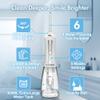 BarberBoss Rechargeable Water Flosser for Teeth & Gums, 5 Cleaning Modes, 5 Jet Tips, 300ml Tank, USB Cordless Oral Irrigator, IPX7 Waterproof & 360 Nozzle view 4