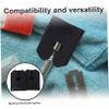 DECORNIJIA Head Protective Sleeve 2pcs Leather Safety Head Cover for Men Travel Shaving Accessory view 4