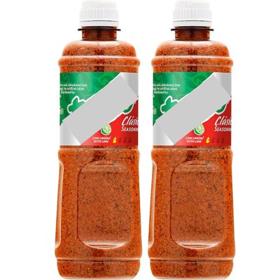 2 Pack Chilli & Lime Seasoning | Mexican Spice Flavor | Perfect for Foods, Fruits, Vegetables, Snacks, Zesty & Spicy - 2 x 400g