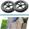 12-inch Wheelchair Replacement Rear Wheel, 12 1/2 X 2 1/4 Solid Rubber Tire, Non-Inflatable, for Wheelchairs, Rollators, Walking Aids(Gray) view 2