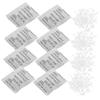 Ipetboom Silica Gel Moisture Absorbing Packets with High Moisture Absorption 100pcs with Prolonged Effect, 2 Gram White Silica Gel Sachets for Food Storage and Clothes for Closet and Food view 1