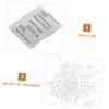Ipetboom Silica Gel Moisture Absorbing Packets with High Moisture Absorption 100pcs with Prolonged Effect, 2 Gram White Silica Gel Sachets for Food Storage and Clothes for Closet and Food view 3