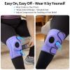 ABYON Medium to Plus Size Knee Support for Big Legs, Triple Strap Adjustable Knee Brace with Side Stabilisers, Non-Slip Knee Wrap for Arthritis,Meniscus Tear, ACL, Pain Relief, Stability for Women view 3