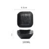 Sauce Bowls Soy Sauce Dishes, Pinch Sauce Dish Bowls, Mini Bowl for Side Dish, Ketchup, Soy, BBQ, Sushi, Party, Condiments Serving Bowles Set for Seasoning, Appetizer, Vinegar, Ketchup(Black) view 2