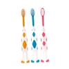SHERCHPRY 6pcs Kids Toothbrushes with Soft Bristles for Maintaining Healthy Gums, Plastic Handle, Suitable for Children, Bathroom Accessories for Daily Oral Care view 1