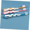 SHERCHPRY 6pcs Kids Toothbrushes with Soft Bristles for Maintaining Healthy Gums, Plastic Handle, Suitable for Children, Bathroom Accessories for Daily Oral Care view 3