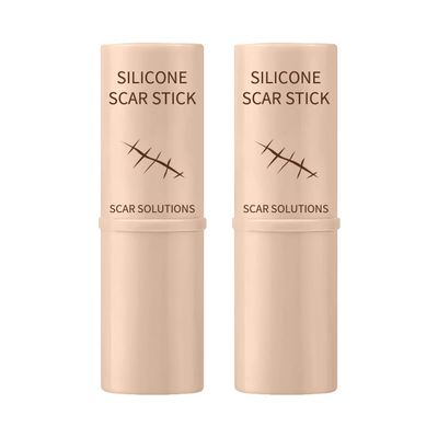 Scar Solutions Silicone Scar Stick, 60% Silicone for Face and Body, Soothing & Moisturizing Scars Treatment for Old & New Scars (2)