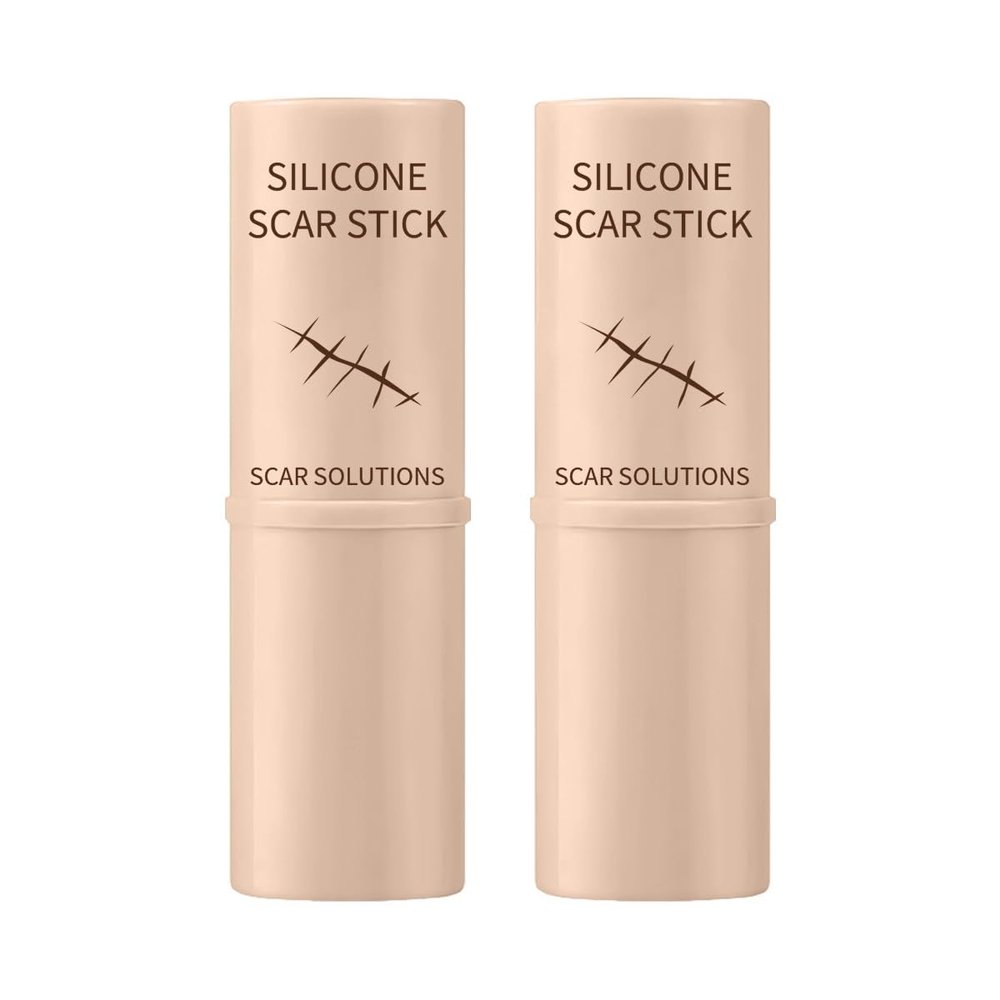 Scar Solutions Silicone Scar Stick, 60% Silicone for Face and Body, Soothing & Moisturizing Scars Treatment for Old & New Scars (2)