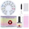 DIY Tooth Gems Kit - Elegant Removable Tooth Gems for Women Shiny Diamond Crystal Teeth Jewelry. Trendy, Fashionable & Long-Lasting Dental Decor. Perfect for Parties & Special Occasions view 1