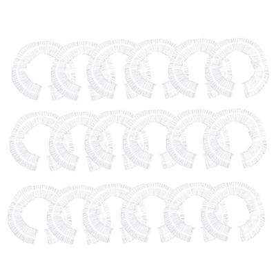 Paaruter 100pcs Transparent Pedicure Liners Disposable, Pedicure Bowl Lin with Elastic Band, Unbreakable Pedi Lin