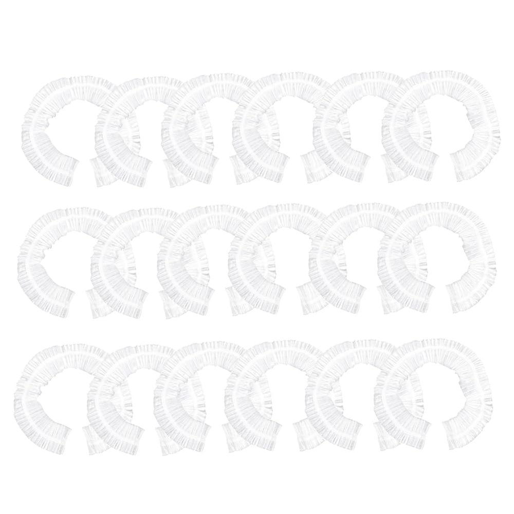 Paaruter 100pcs Transparent Pedicure Liners Disposable, Pedicure Bowl Lin with Elastic Band, Unbreakable Pedi Lin