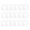 Paaruter 100pcs Transparent Pedicure Liners Disposable, Pedicure Bowl Lin with Elastic Band, Unbreakable Pedi Lin view 1