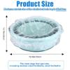 Paaruter 100pcs Transparent Pedicure Liners Disposable, Pedicure Bowl Lin with Elastic Band, Unbreakable Pedi Lin view 4