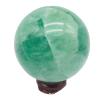 DECORN Green Fluorite Quartz Crystal Ball with Stand Healing Crystals Sphere Decorative Gemstone Ball Meditation Witchcraft Home Decor,180mm view 1