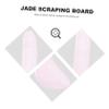 OUNONA Rose Quartz Scraping Board Jade Stone Gua Sha Tool Face Body Massage Roller Natural Stone for Acupuncture view 3