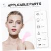 OUNONA Rose Quartz Scraping Board Jade Stone Gua Sha Tool Face Body Massage Roller Natural Stone for Acupuncture view 4