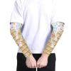 Baseball Compression Sleeve, Running Arm Sleeves, Color Matching Elbow Protector Ice Cream Themed UV Protection Cover for Men Exercise Golf Indoor Gardening Hiking Fishing Travel