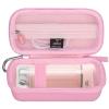 Aproca Hard Case Compatible with JTF Portable Mini Water Dental Flosser, Storage Bag for Flosser Accessories - Pink (Case Only) view 1