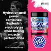 Warrior Creatine Monohydrate + Electrolytes 360g (112 Servings) Creatine & Electrolyte Powder Drink Micronised Creatine Powder for Strength, Performance & Hydration Watermelon view 4