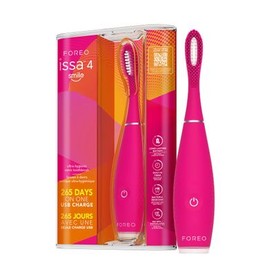 FOREO ISSA 4 Smile - Compact Sonic Electric Toothbrush for All Ages