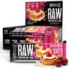 Warrior RAW Protein Bars 12 x 75g 20g High Protein Bar, Low Sugar High Fibre Oat Protein Flapjack Protein Snacks, Meal Replacement Bars (Cherry Bakewell)