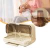 Fenteer Drying Rack Container Dish Drainer Kitchen Cabinet Portable Nursery Bottle Storage Box Organizer for Kitchen Home, Light Khaki Large view 4