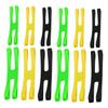 Yardwe 12pcs Silicone Lunch Box Straps with H Shape Elastic Design Durable Reusable Bands for Utensil and Container Organization Portable Kitchen Accessories for Home and Outdoor Use view 1
