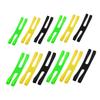 SUPVOX 12pcs Silicone Elastic Bands Reusable Cutlery Storage Straps for Lunch Box Accessories Strong Elastic Silicone Ties for Home Organization and Outdoor Use view 1