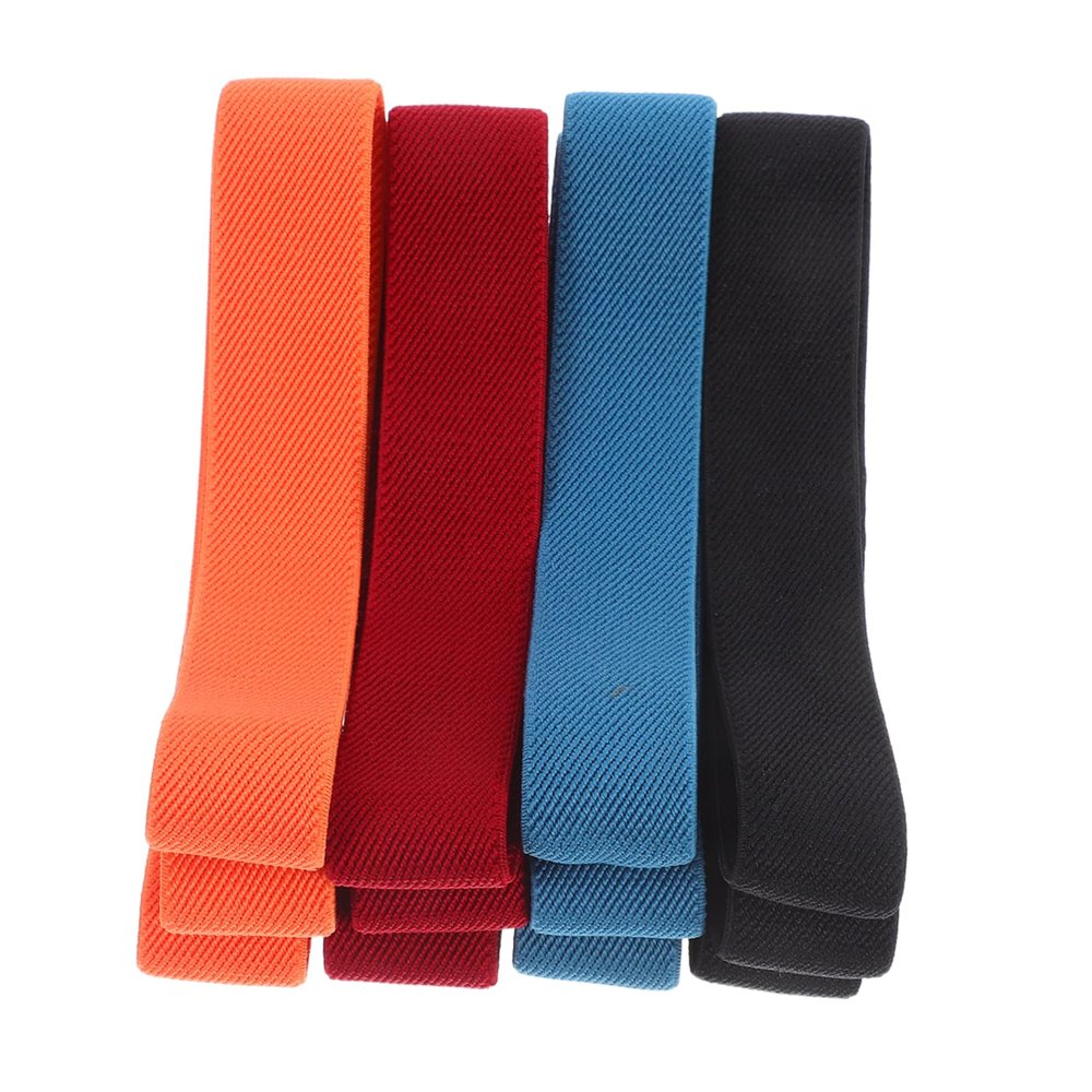 Sosoport 12pcs Elastic Bento Straps Nylon Bands for Lunch Boxes Reusable Washable Food Container Fixing Straps with Moderate Elasticity for Picnic Travel and Daily Use