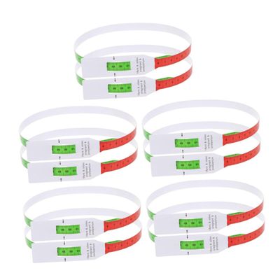 Anneome 10pcs Head Circumference Measure Tape Accurate Newborn Arm Circumference Measuring Tape for Head Measurement